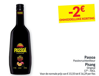 Passoa Passievruchtenlikeur Pisang Original 17 -70cl