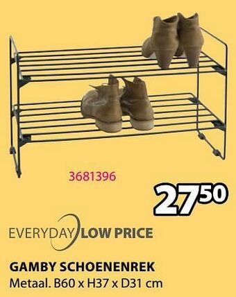 Jysk Gamby schoenenrek aanbieding