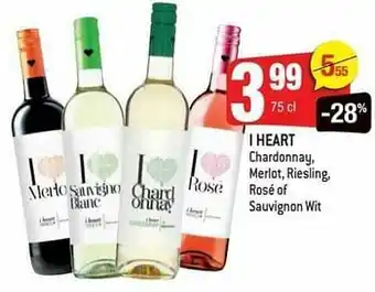 I heart chardonnay merlot riesling rosé of sauvignon wit