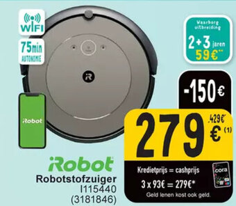 Cora Robot Robotstofzuiger aanbieding