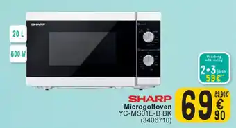 Cora SHARP Microgolfoven YC-MS01E-B BK aanbieding