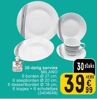 HAUTE 30-delig servies MILANO