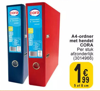 Cora A4-ordner met hendel CORA aanbieding