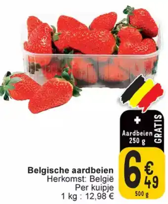 Cora Belgische aardbeien 500g aanbieding