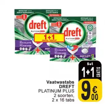 Cora DREFT PLATINUM PLUS Vaatwastabs aanbieding