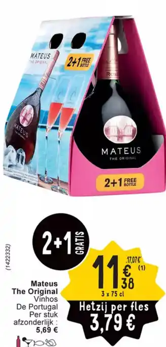 Cora Mateus The Original Vinhos 3 x 75cl aanbieding