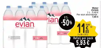 EVIAN Water 2 x (8 x 1.5L)