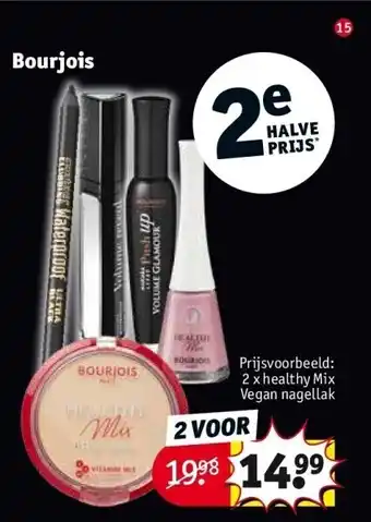 Kruidvat 2 x healthy mix vegan nagellak aanbieding