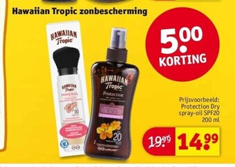 Kruidvat Hawaiian tropic zonbescherming aanbieding