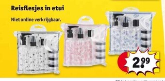 Kruidvat Reisflesjes in etui aanbieding
