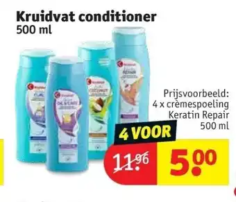 Kruidvat Kruidvat conditioner 500 ml aanbieding