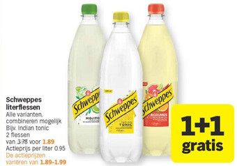 Schweppes literflessen