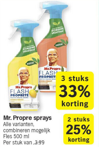 Albert Heijn Mr. propre sprays aanbieding