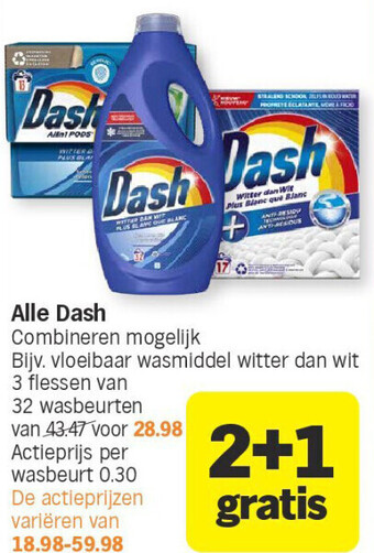 Albert Heijn Alle dash aanbieding