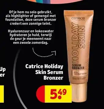 Kruidvat Catrice holiday skin serum bronzer aanbieding