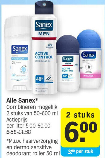 Albert Heijn Alle sanex aanbieding