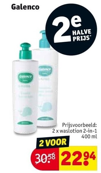 Kruidvat Galenco aanbieding