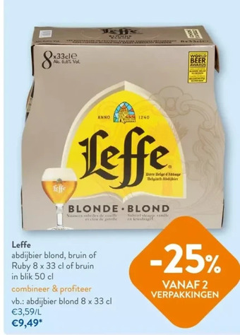 OKay Lefort tripel 4 x 33 cl aanbieding