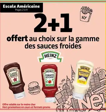 Auchan offert au choix sur la gamme des sauces froides aanbieding