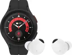 Samsung galaxy watch5 pro zwart 45mm + samsung buds2 pro wit