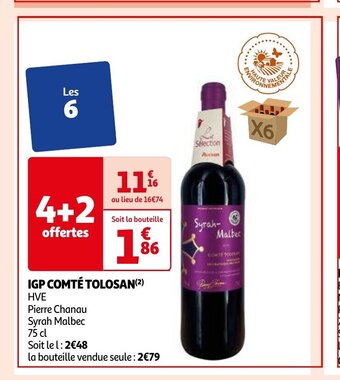 Auchan IGP COMTÉ TOLOSAN(²) aanbieding