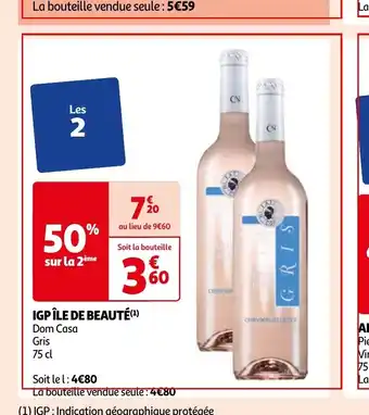 IGP ÎLE DE BEAUTÉ (¹) 75 cl