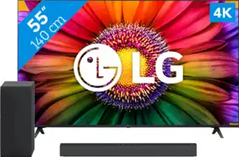 Coolblue Lg 55ur80006lj (2023) + soundbar aanbieding
