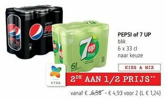 Pepsi of 7 up