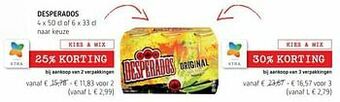 Spar Colruyt Desperados aanbieding