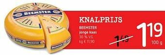 Spar Colruyt Beemster jonge kaas aanbieding