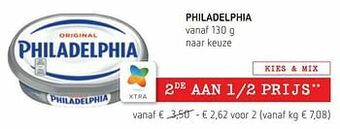 Spar Colruyt Philadelphia aanbieding