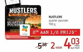 Rustlers quarter pounder