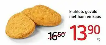 Kipfilets gevuld met ham en kaas