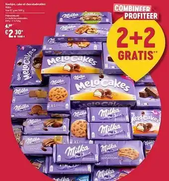 Delhaize Milka melkchocoladetablet aanbieding