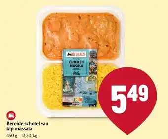 Delhaize Bereide schotel van kip massala aanbieding