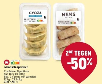 Delhaize Aziatisch aperitief aanbieding