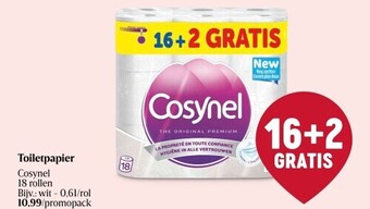 Delhaize Toiletpapier cosynel aanbieding