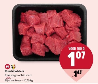Delhaize Rundstoofvlees aanbieding