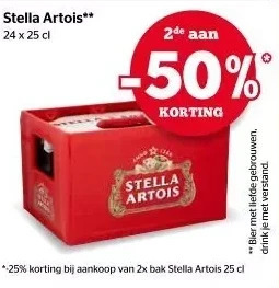 Spar Stella artois aanbieding