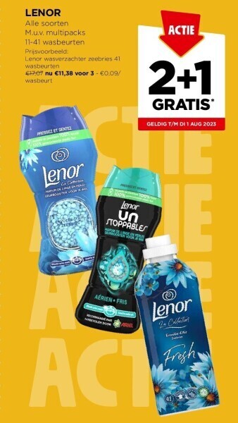 Jumbo Lenor aanbieding