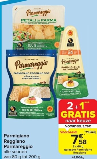 Carrefour Parmigiano reggiano parmareggio aanbieding