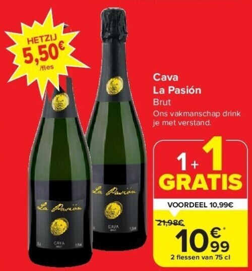 Cava la pasión promotie bij Carrefour