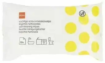 HEMA HEMA Vochtige Schoonmaakdoekjes 20x15 - 50 Stuks aanbieding