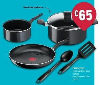 Delhaize Pannenset tefal start set easy aanbieding