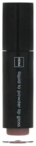 HEMA HEMA Lipgloss Poeder Finish (lichtroze) aanbieding