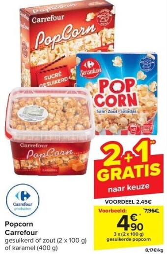 Carrefour Popcorn carrefour aanbieding