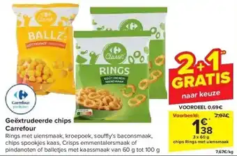 Carrefour Geëxtrudeerde chips aanbieding