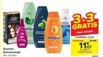 Carrefour Gamma schwarzkopf aanbieding