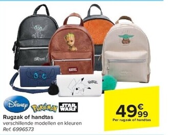 Carrefour Rugzak of handtas aanbieding