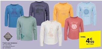 Carrefour T-shirt voor kinderen aanbieding